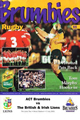 ACT Brumbies v British and Irish Lions 2001 rugby  Programme